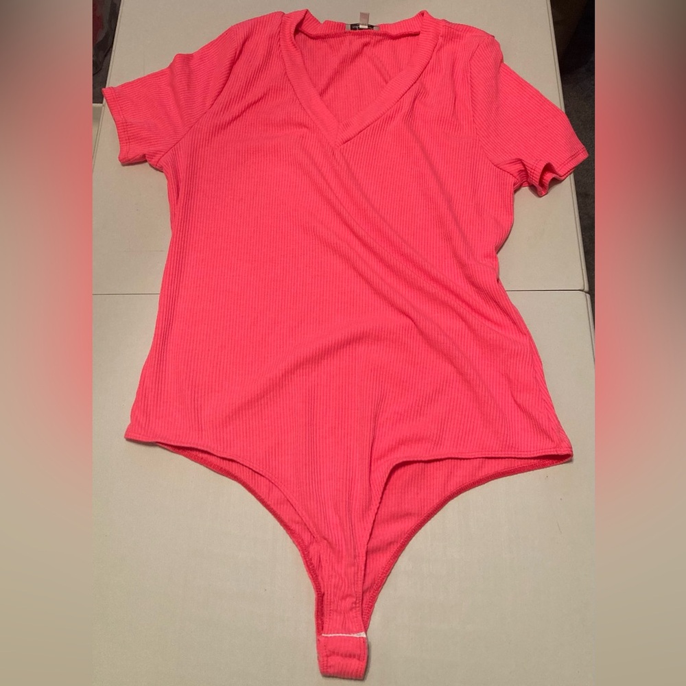White Birch Neon Pink Bodysuit